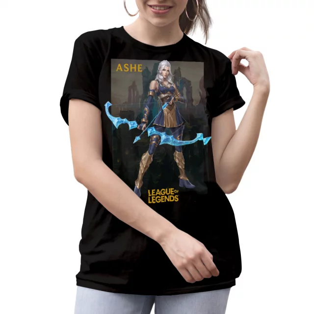 T-Shirt League of Legends - Ashe (größe XL) - Arcane