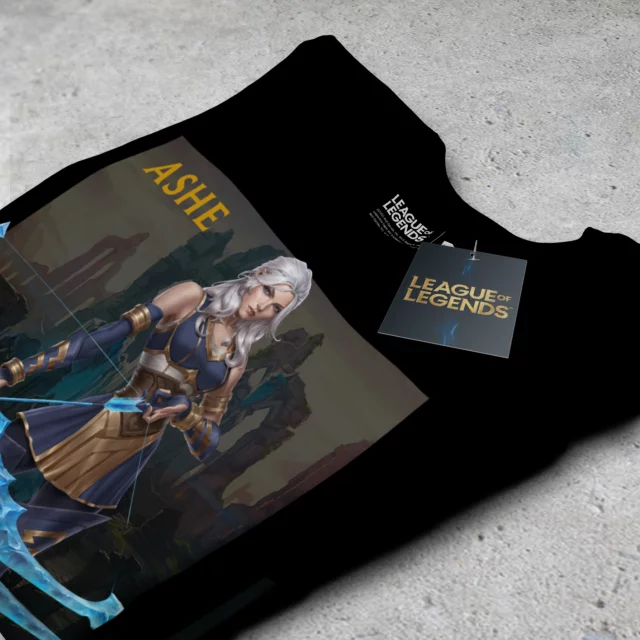 T-Shirt League of Legends - Ashe (größe XL) - Arcane