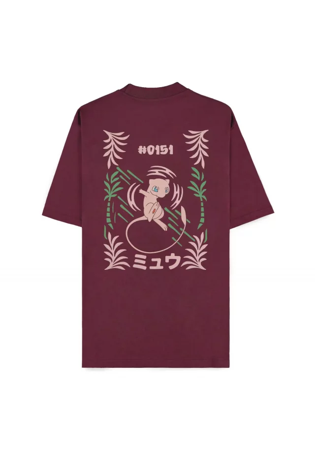 T-Shirt Pokémon - Bordeaux Mew (größe XL)