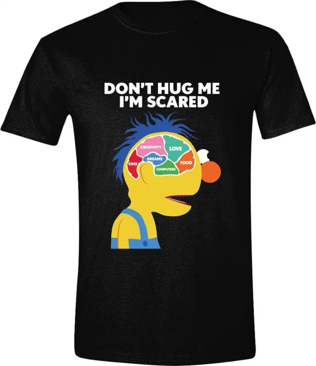 T-Shirt Yellow Guy - Don't Hug Me I'm Scared Brain (größe XXL)