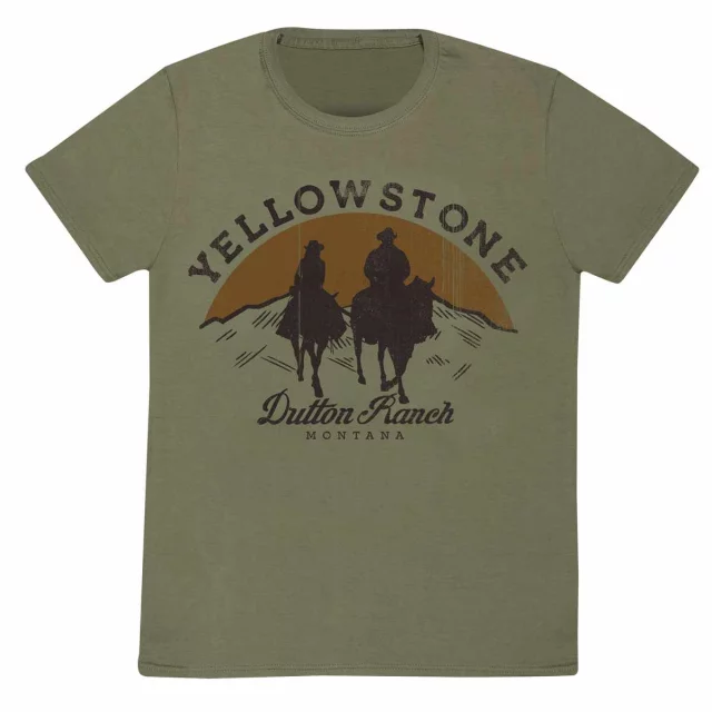 T-Shirt Yellowstone - Faded Print (größe XXL)