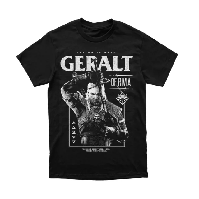 T-Shirt The Witcher - Geralt Anniversary (größe XXXL)