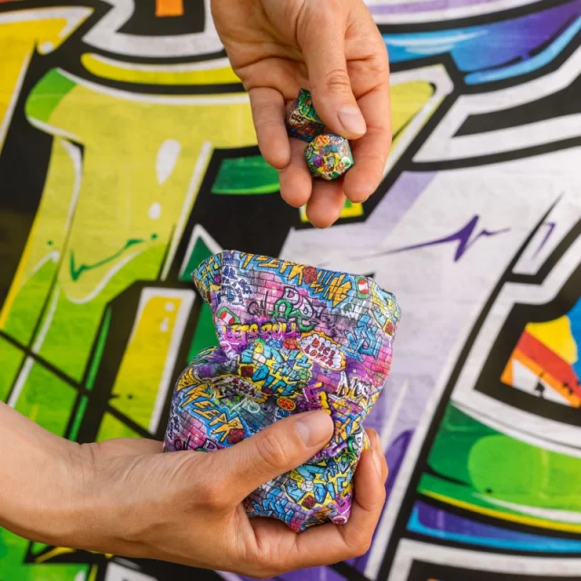 Würfeltasche Full Art - Graffiti - Q-Workshop