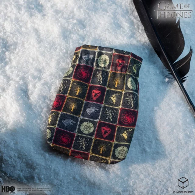 Würfeltasche Game of Thrones - The Sigils Pattern - Q-Workshop