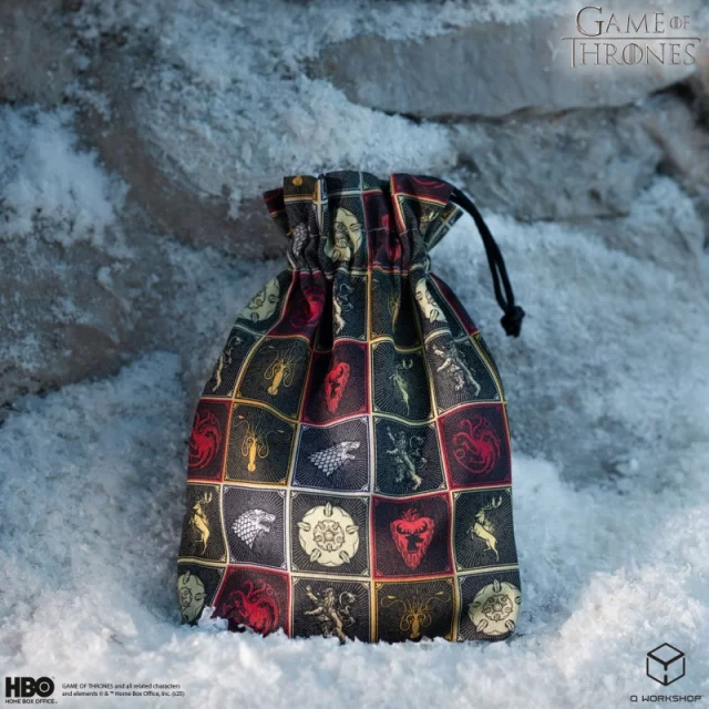 Würfeltasche Game of Thrones - The Sigils Pattern - Q-Workshop