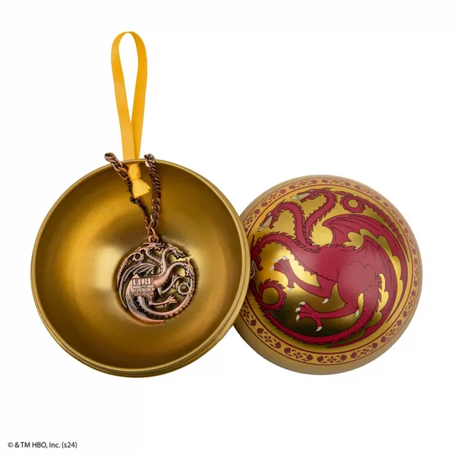 Weihnachtsschmuck Game of Thrones - Targaryen Dragon (mit Anhänger im Inneren) - Weihnachtsdekoration