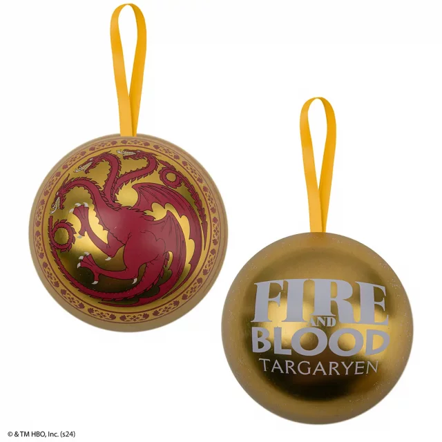 Weihnachtsschmuck Game of Thrones - Targaryen Dragon (mit Anhänger im Inneren) - Anhänger
