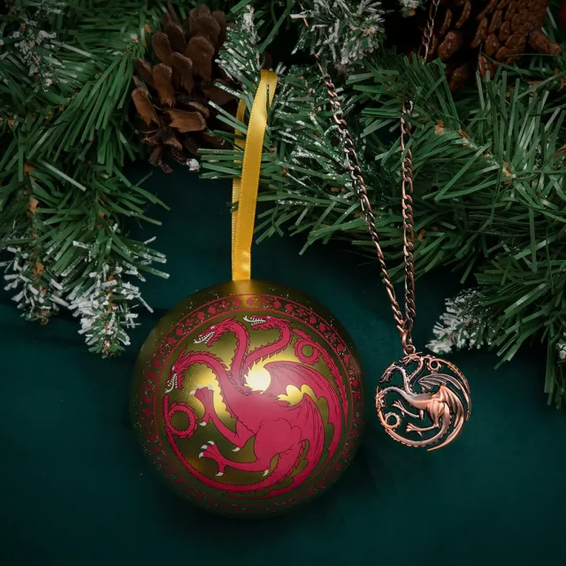 Weihnachtsschmuck Game of Thrones - Targaryen Dragon (mit Anhänger im Inneren) - Game of Thrones
