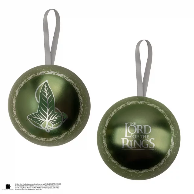 Weihnachtsschmuck Lord of the Rings - Lorien Leaf (mit Brosche im Inneren) - Weihnachtsdekoration