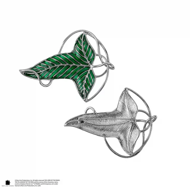 Weihnachtsschmuck Lord of the Rings - Lorien Leaf (mit Brosche im Inneren) - Weihnachtsdekoration