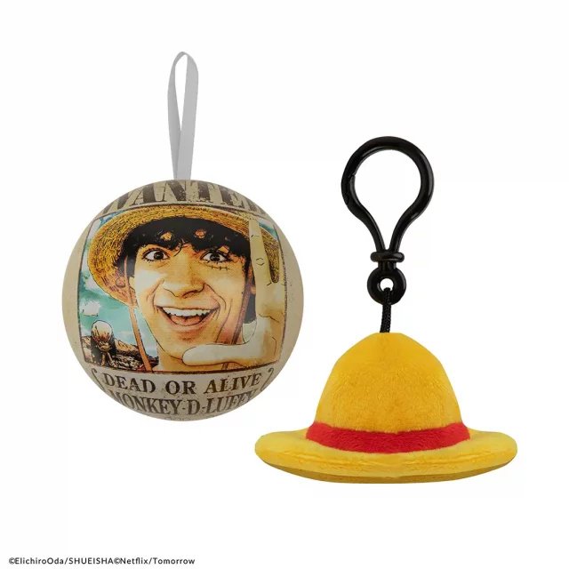 Weihnachtsschmuck One Piece - Straw Hat (Plüsch-Schlüsselanhänger im Inneren) - Plüschtiere