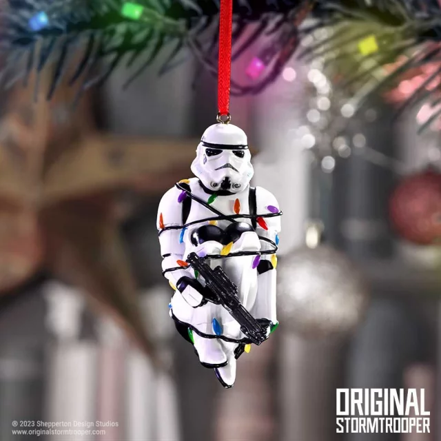 Weihnachtsschmuck Star Wars - Stormtrooper In Fairy Lights - Weihnachtsdekoration