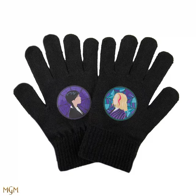 Weihnachtsschmuck Wednesday - Wednesday & Enid (Handschuhe im Innerenř) - Tim Burton