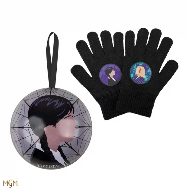 Weihnachtsschmuck Wednesday - Wednesday & Enid (Handschuhe im Innerenř) - The Addams Family