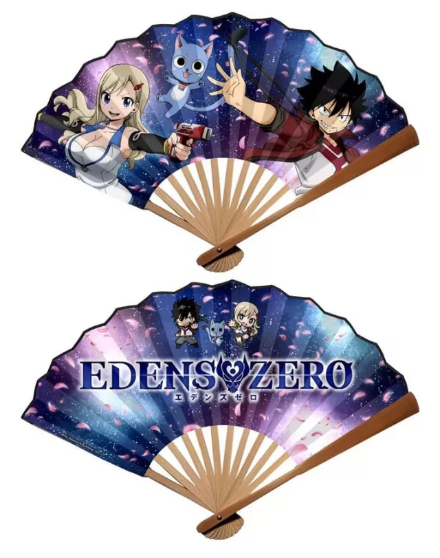 Fächer Edens Zero - Rebecca, Happy & Shiki - Fairy Tail