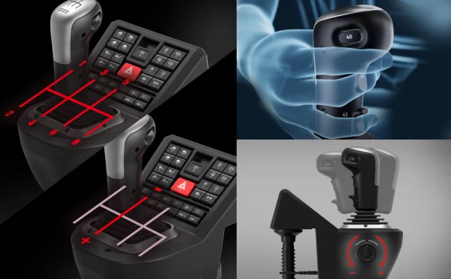 Lenkrad mit Pedalen und Schalthebel - HORI Force Feedback Truck Control System (beschädigte Verpackung) - Zubehör