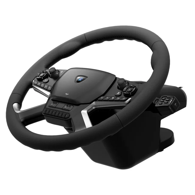 Lenkrad mit Pedalen und Schalthebel - HORI Force Feedback Truck Control System (beschädigte Verpackung) - Euro Truck Simulator
