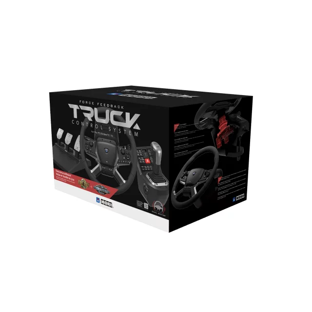 Lenkrad mit Pedalen und Schalthebel - HORI Force Feedback Truck Control System (beschädigte Verpackung) - Zubehör