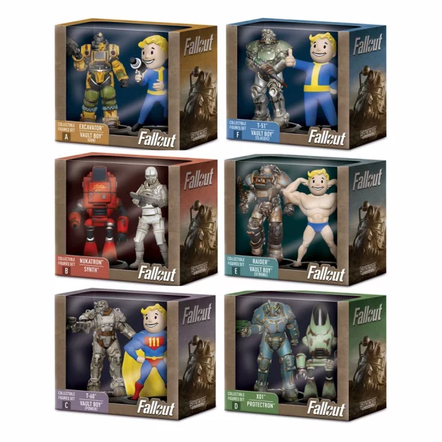 Fallout - Mini-Sammelfiguren Set A - F (Syndicate Collectibles) - Figuren