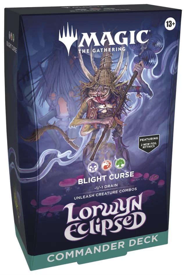 Vorteilhaftes Set Magic: The Gathering Lorwyn Eclipsed - Dance of the Elements Commander Deck + Blight Curse Commander Deck - MTG: Lorwyn Eclipsed