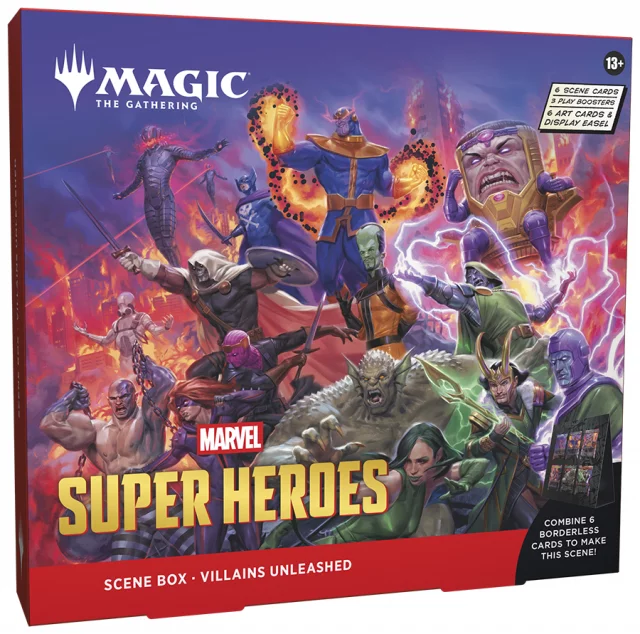 Vorteilhaftes Set Magic: The Gathering Marvel Super Heroes - Villains Unleashed Scene Box + Heroes United Scene Box - MTG: Marvel Super Heroes