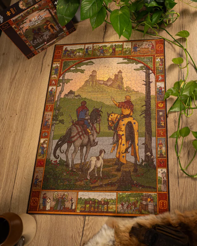 Vorteilhaftes Puzzle-Set Kingdom Come: Deliverance II - Trosky Fanart + Cesta na Trosky + Keyart - Xzone Originals