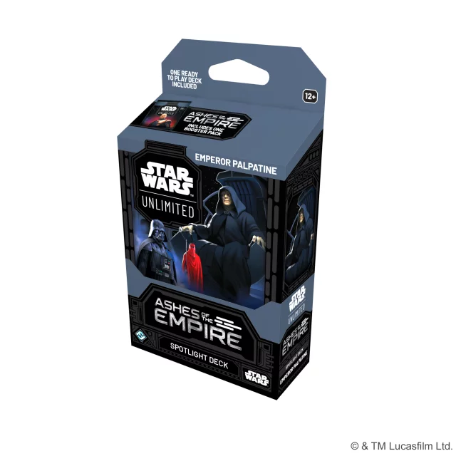 Vorteilhaftes Set Star Wars: Unlimited - Ashes of the Empire - Luke Skywalker Spotlight Deck + Emperor Palpatine Spotlight Deck - TCG Sammelkartenspiel