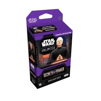 Vorteilhaftes Set Star Wars: Unlimited - Secrets of Power Spotlight Deck (Chancellor Palpatine) + Spotlight Deck (Padmé Amidala) - Kartenspiel