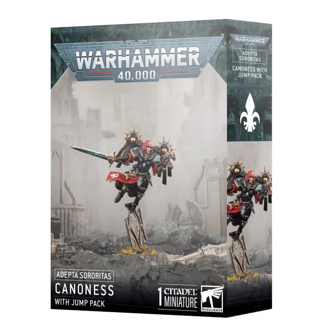 W40k: Adepta Sororitas - Canoness With Jump Pack (1 Figur) - Warhammer