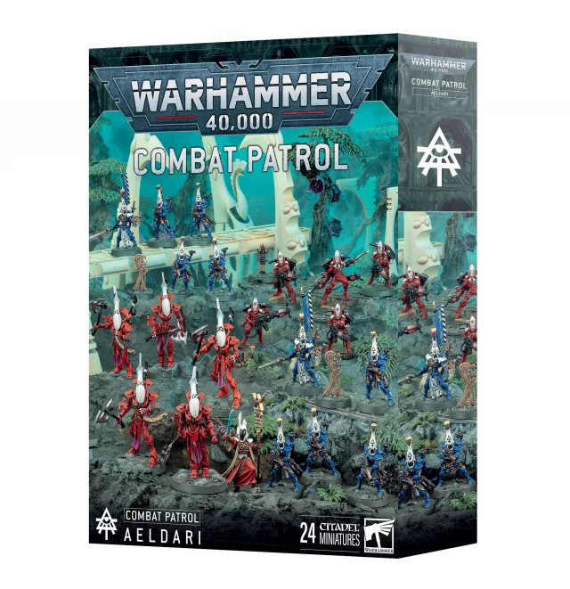W40k: Aeldari - Combat Patrol (24 Figuren) (2025) (beschädigte Verpackung) - Warhammer