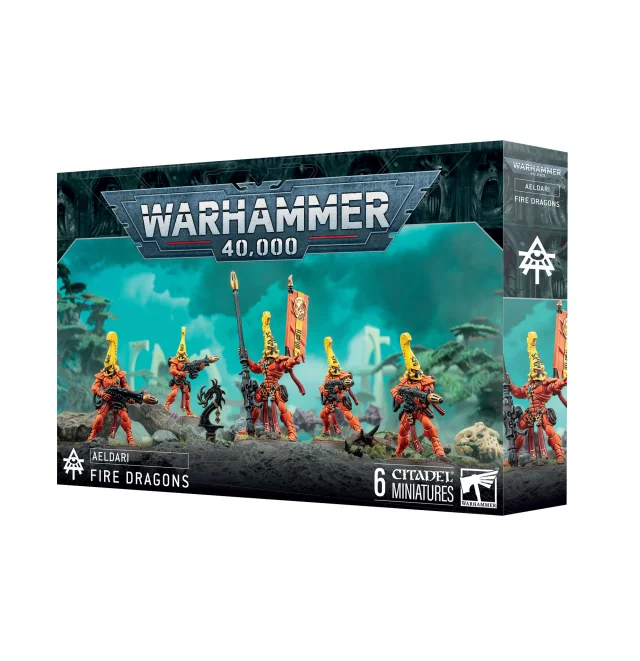W40k: Aeldari - Fire Dragons (6 Figuren) - Warhammer