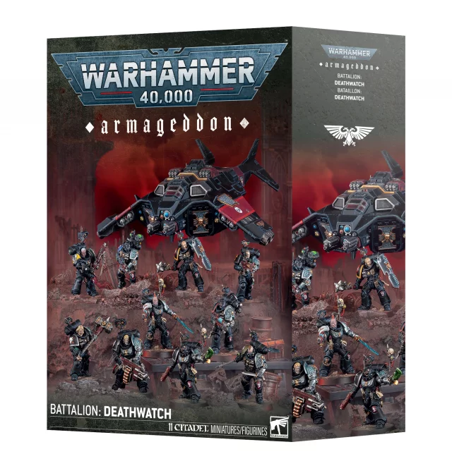 W40k: Armageddon - Battalion: Deathwatch (11 Figuren) - Warhammer