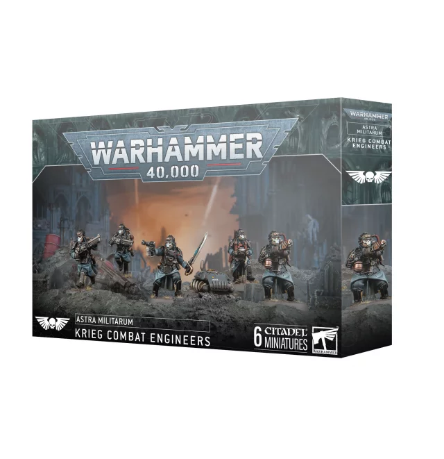 W40k: Astra Militarum - Krieg Combat Engineers (6 Figuren) - Warhammer