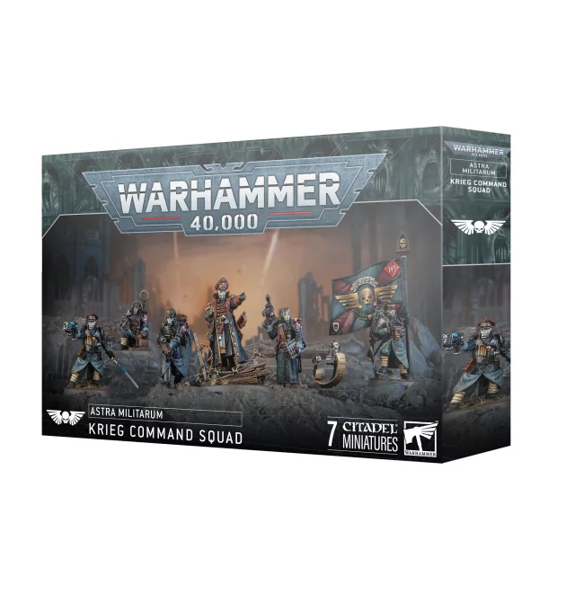 W40k: Astra Militarum - Krieg Command Squad (7 Figuren) - Warhammer