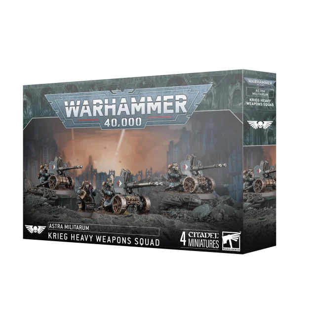 W40k: Astra Militarum - Krieg Heavy Weapons Squad (4 Figuren) - Warhammer