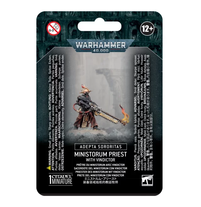 W40k: Adepta Sororitas - Ministorum Priest With Vindictor (1 Figur) - Warhammer