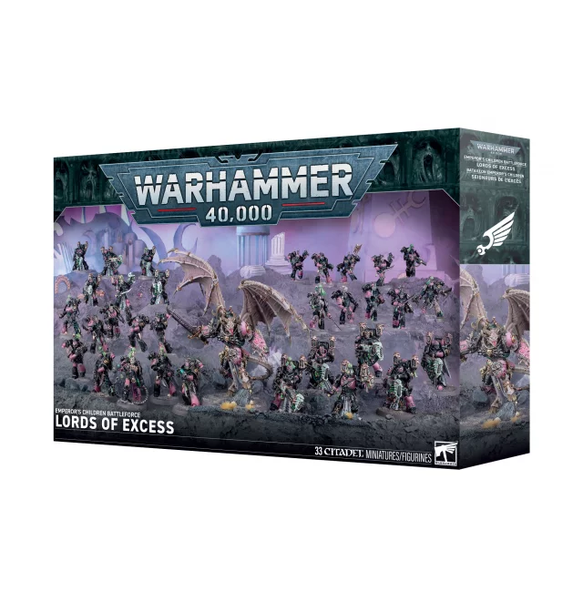 W40k: Battleforce: Emperor's Children - Lords of Excess (33 Figuren) - Warhammer