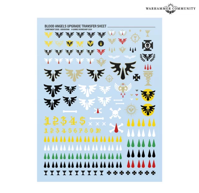 W40k: Blood Angels - Upgrades and Transfers - Brettspiel