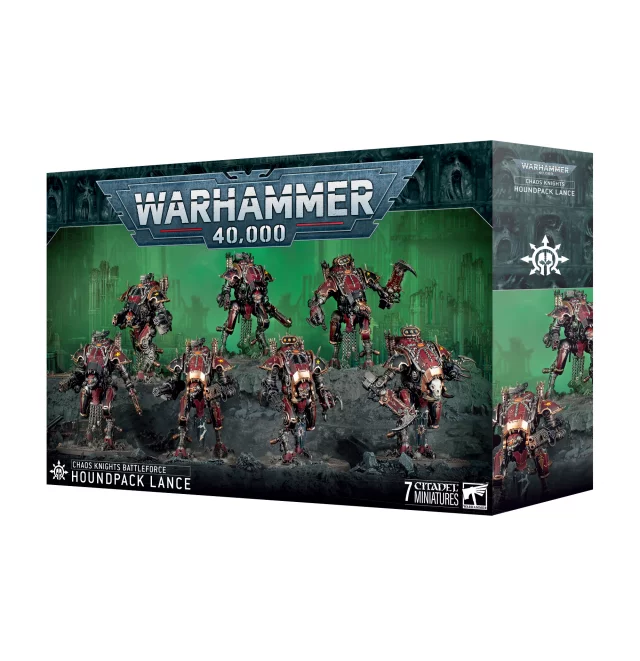 W40k: Chaos Knights: Houndpack Lance (7 Figuren) - Warhammer