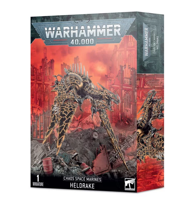 W40k: Chaos Space Marine - Heldrake (1 Figur) - Brettspiel
