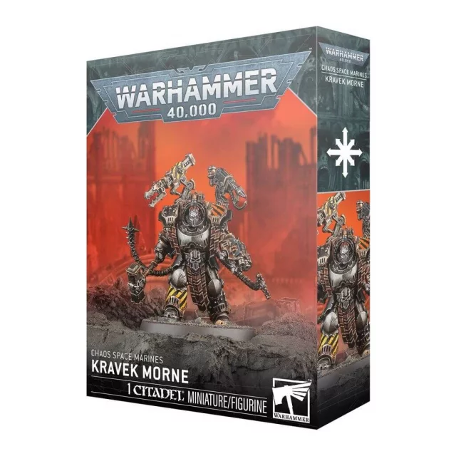 W40k: Chaos Space Marine - Kravek Morne (1 Figur) - Brettspiel