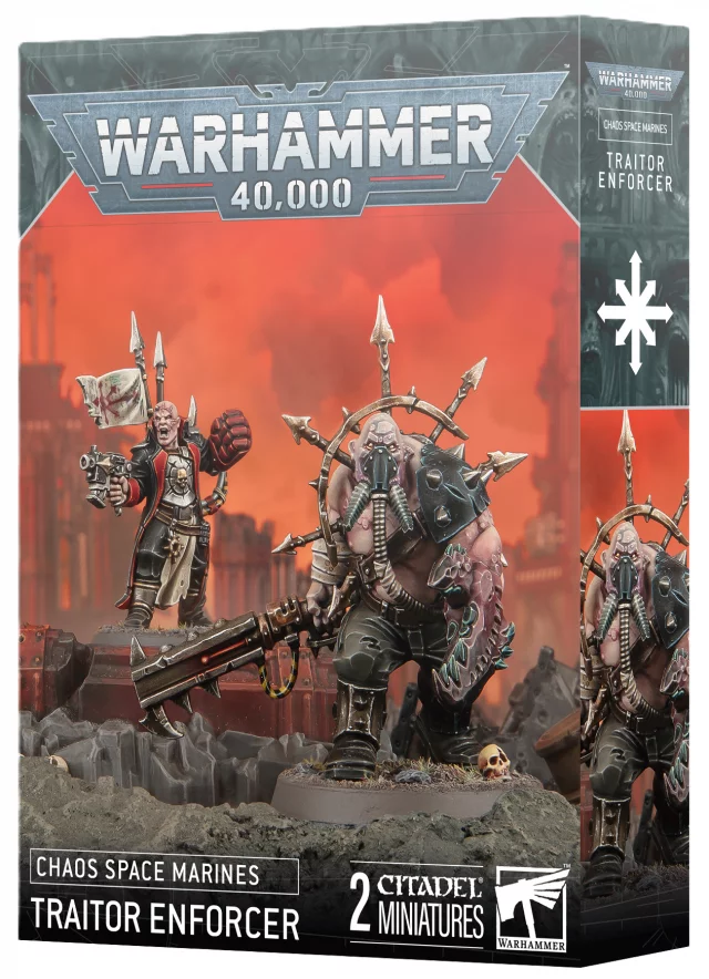 W40k: Chaos Space Marine - Traitor Enforcer (2 Figuren) - Warhammer