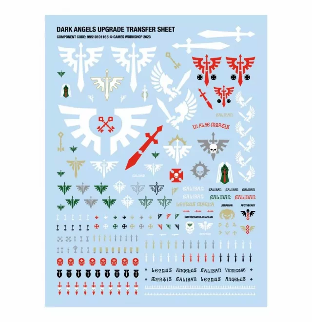 W40k: Dark Angels - Upgrades and Transfers - Brettspiel
