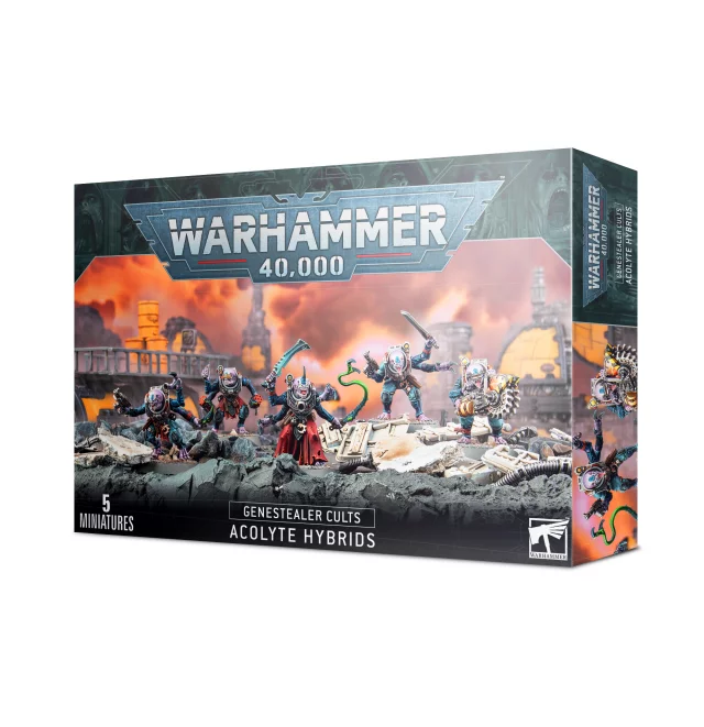 W40k: Genestealer Cults - Acolyte Hybrids (5 Figuren) - Warhammer