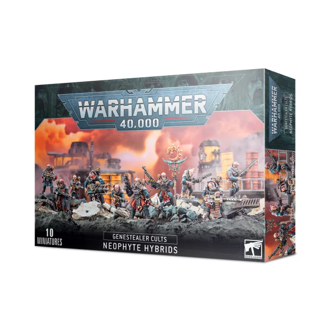 W40k: Genestealer Cults - Neophyte Hybrids (10 Figuren) - Warhammer