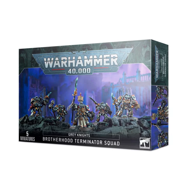 W40k: Grey Knights - Brotherhood Terminator Squad (5 Figuren) - Warhammer
