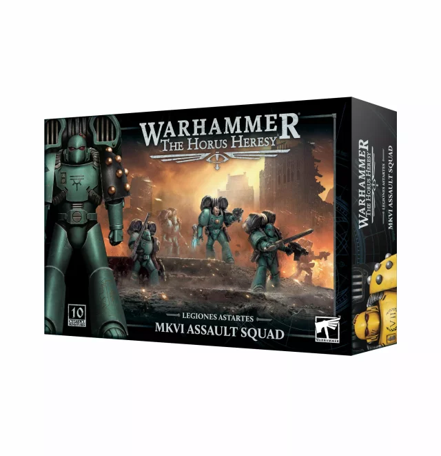 Warhammer: Horus Heresy - Legiones Astartes MKVI Assault Squad (10 Figuren) - Brettspiel