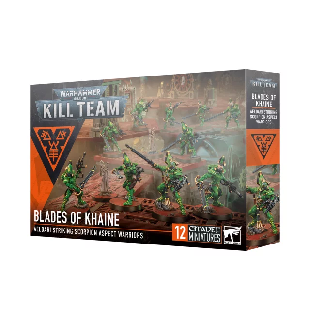 W40k: Kill Team - Blades of Khaine: Aeldari Striking Scorpion Aspect Warriors (12 Figuren) - Warhammer