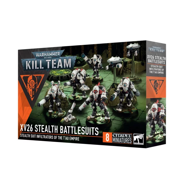 W40k: Kill Team - XV26 Stealth Battlesuits (8 Figuren) - Warhammer