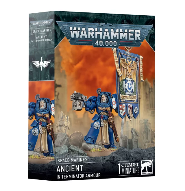 W40k: Space Marines - Ancient in Terminator Armour (1 Figur) - Warhammer